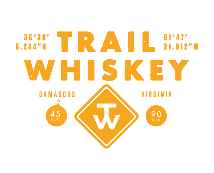 Trail Whiskey label